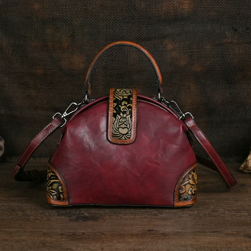 Burgundy Leather Doctor Bag - Item AFS-11 view 8