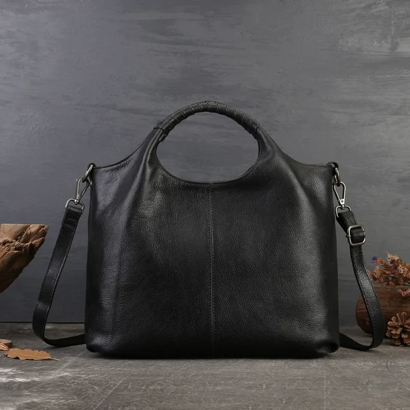 Soft Leather Everyday Tote - Item AFS-6 view 3