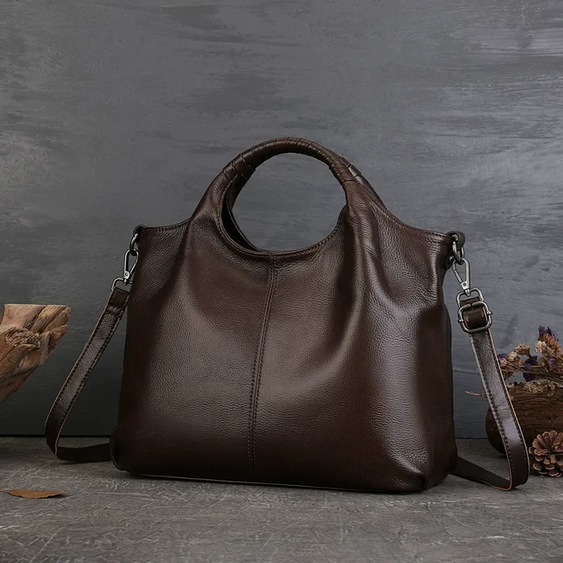 Soft Leather Everyday Tote - Item AFS-6 view 4